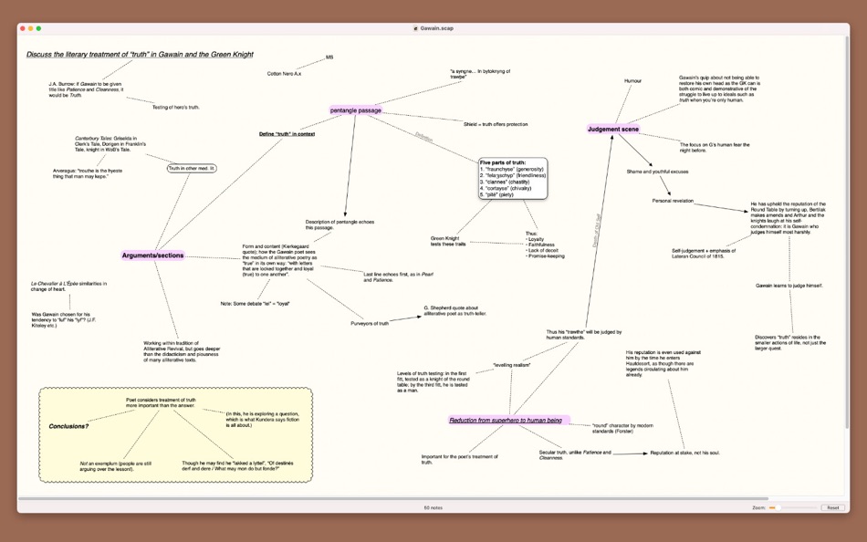 #5. Scapple (macOS) 由: Literature & Latte