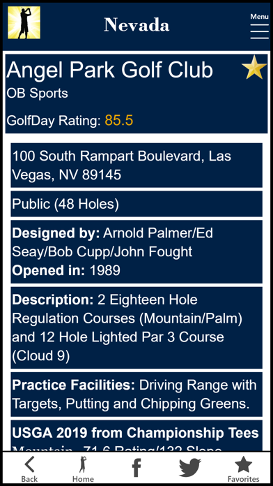 GolfDay Nevada Screenshot