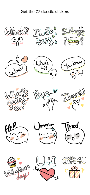 What's up doodle stickers(圖2)-速報App