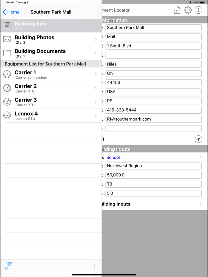 HVAC Equipment Locator