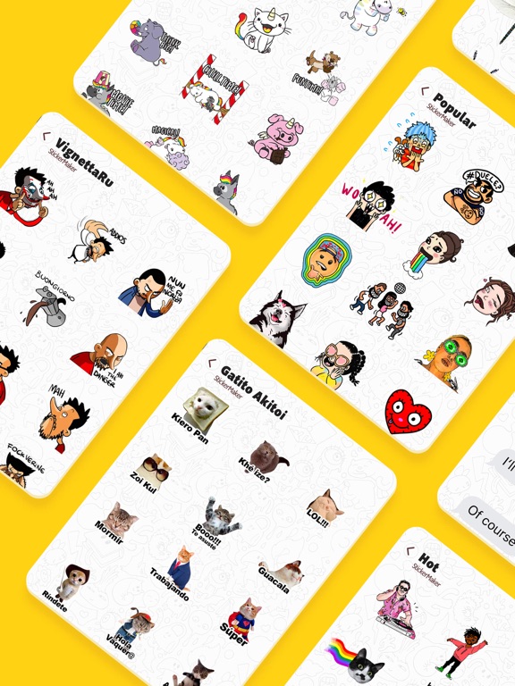 Stickers Funny of Meme & Emoji iPad screenshot 9 - Lifestyle app