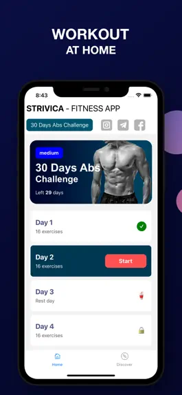 Game screenshot strivica - 30 days of Abs mod apk