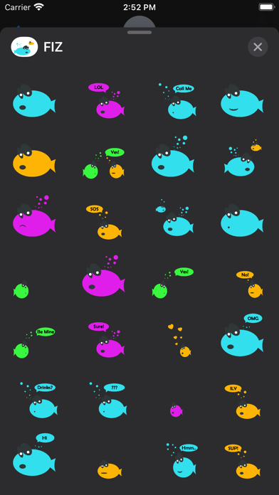 Screenshot #3 pour FIZ Sticker Pack