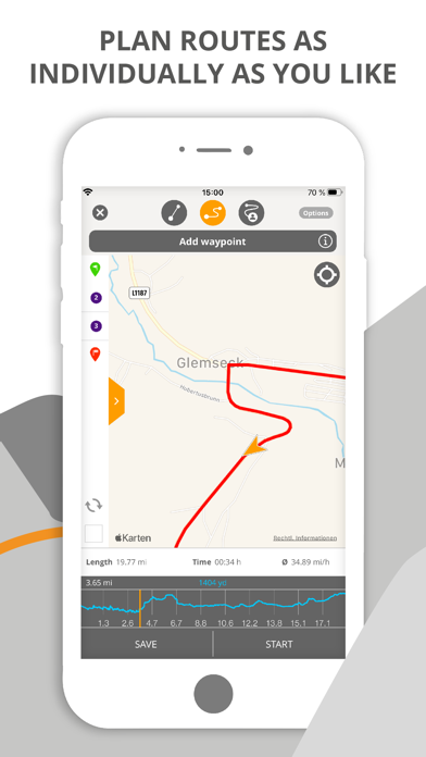 motocompano route & road trip Screenshot