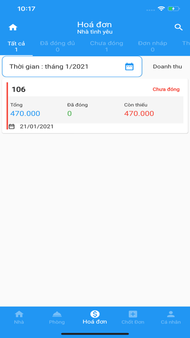 Quản lý nhà trọ - smart motel Screenshot