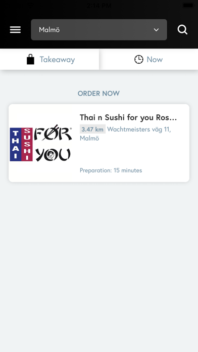 Screenshot #1 pour Thai n Sushi for you