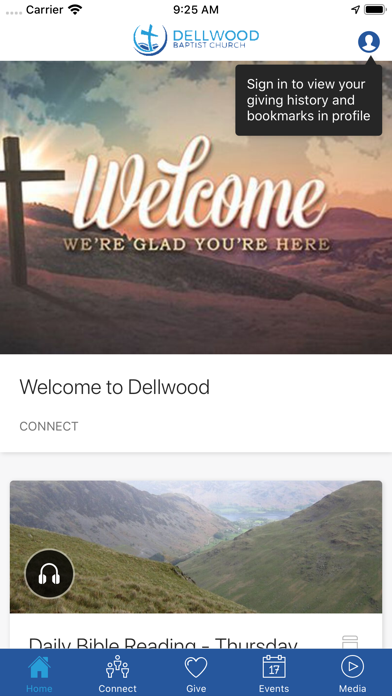 Dellwood Baptist Church Screenshot