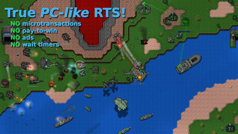 #1. Rusted Warfare - RTS (iOS) 由: Corroding Games