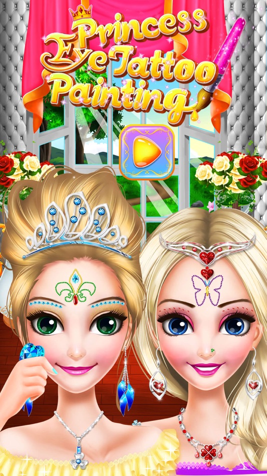 Princess Eye Tattoo Painting - 1.2 - (iOS)