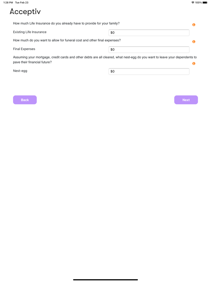 Insurance Needs Analysis