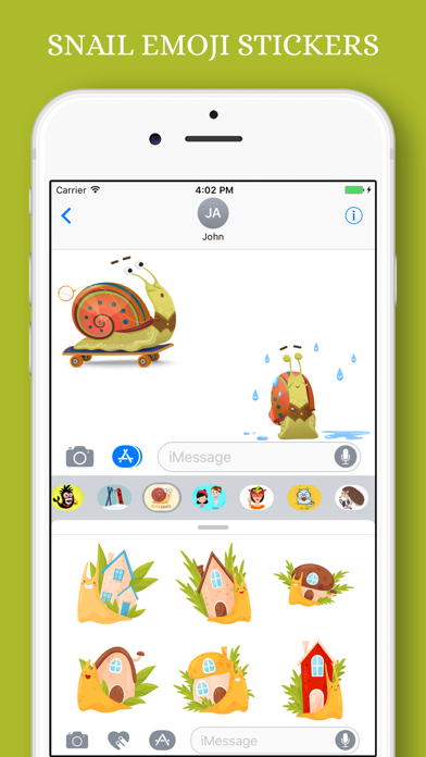 Snail Emoji Stickers Pack Screenshot