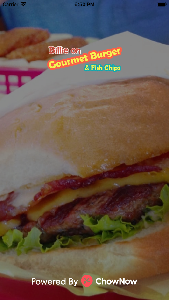 Billie on Burger and Fish Chips