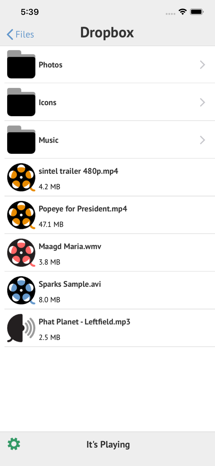 Its Playing for Dropbox