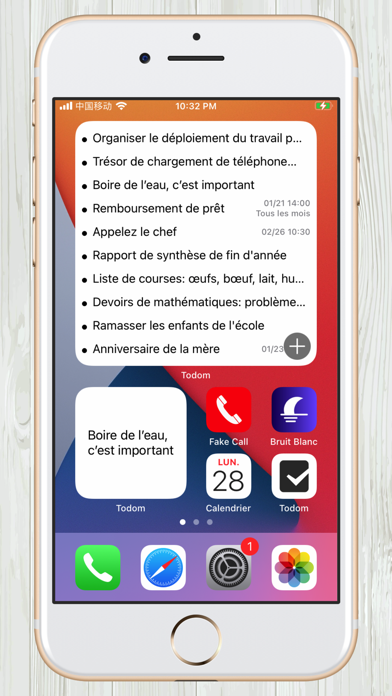 Screenshot #1 pour Todom: To Do List Widget App