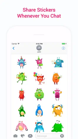 Game screenshot Little Monster Stickers Pack apk