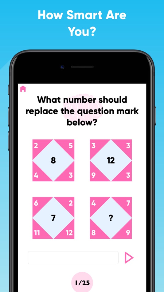 #1. IQ Test - Find Your Brain Age (iOS) 由: DH3 Games