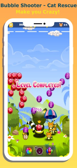 Bubble Shooter - Cat Rescue