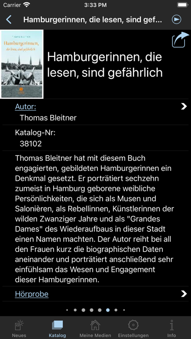 Hörbücherei Screenshot