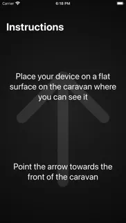 caravan leveler iphone screenshot 2