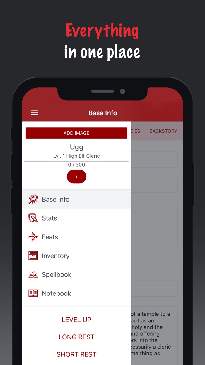 DnD 5e Character Keep