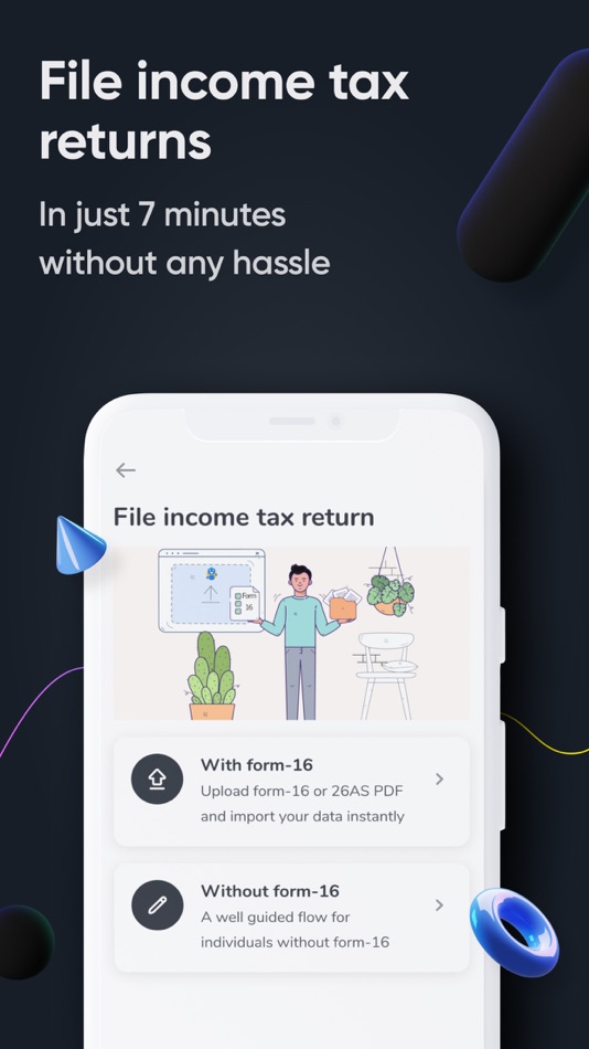 #2. Mutual Fund, SIP, ITR - Black (iOS) 由: ClearTax