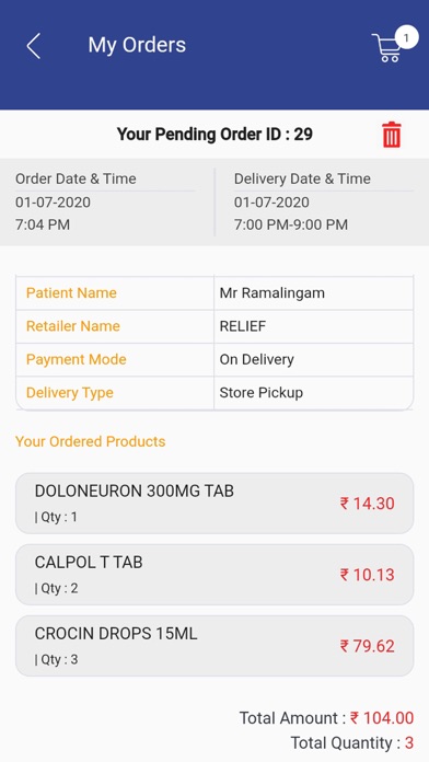 Relief Pharmacy Screenshot