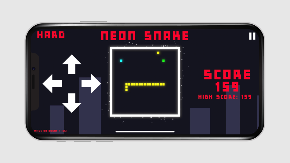 #4. NEON SNAKE GAME (iOS) 由: Yusuf Tascı