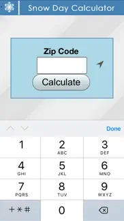 snow day calculator iphone screenshot 1