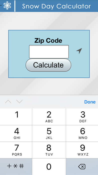 Snow Day Calculator screenshot 1