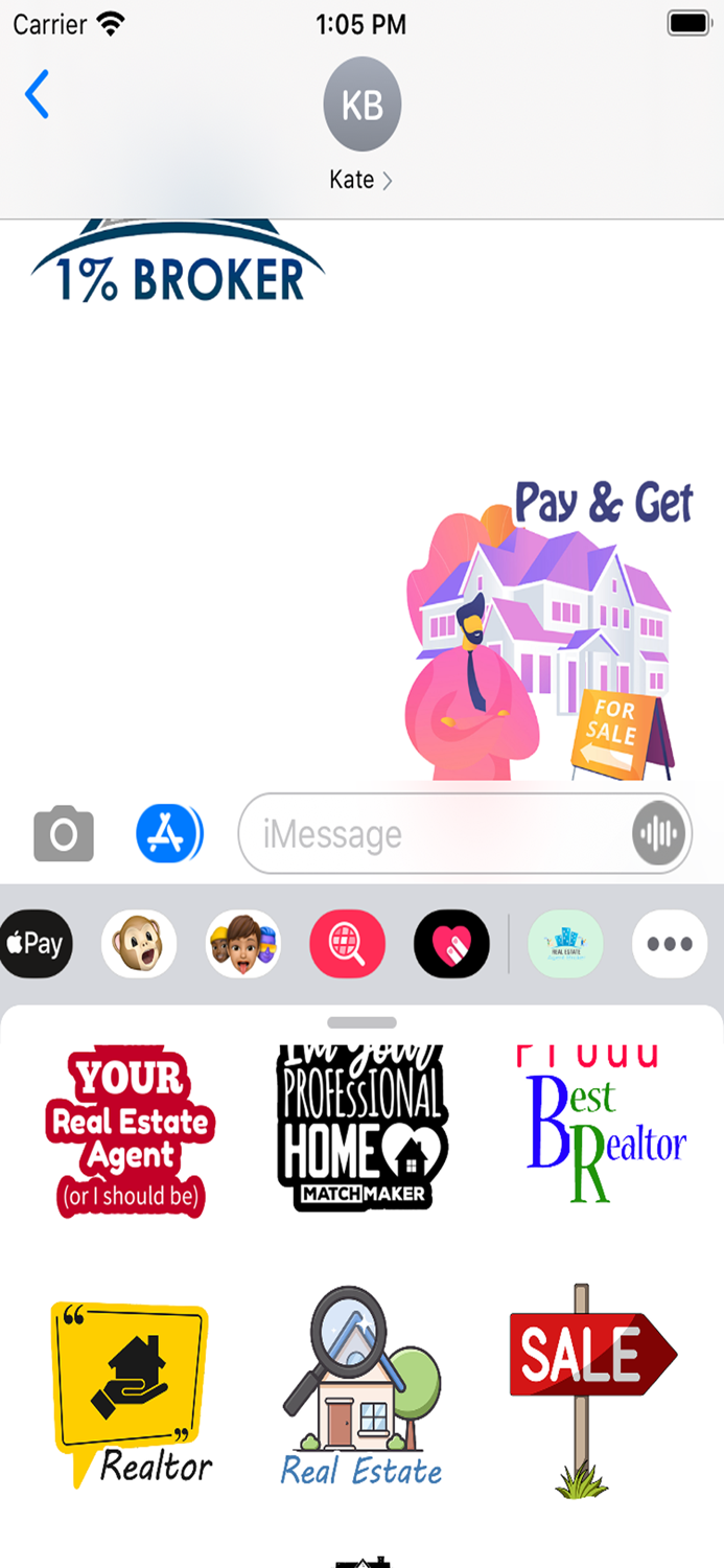 Estate Agent Broker Stickers