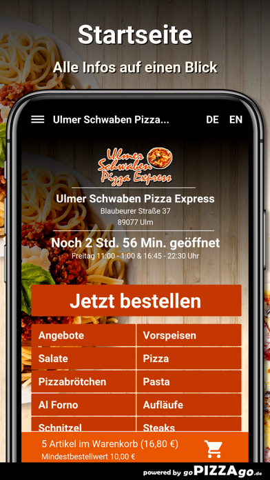 lmer Schwaben Pizza Express screenshot 2