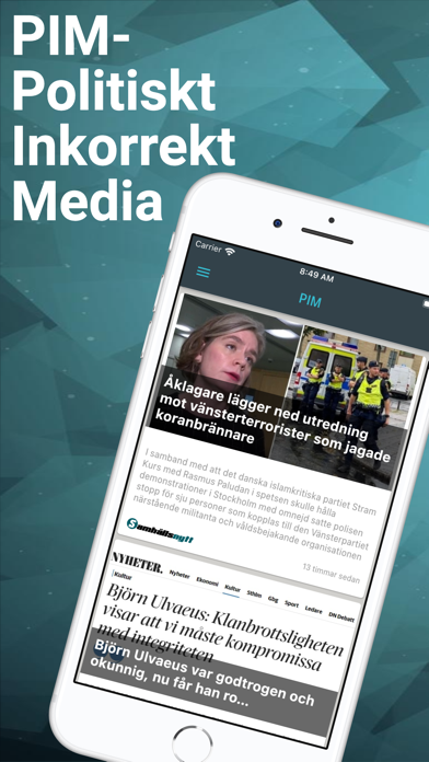 Politiskt Inkorrekt Media Screenshot