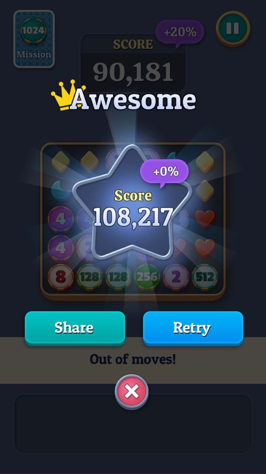 #4. Ultimate 2048 Match3 (iOS) Με: NEOPOP Inc.