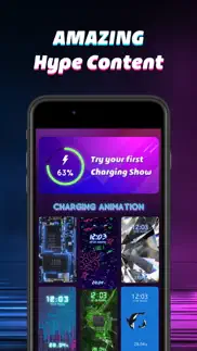 charging show: cool animation iphone screenshot 2