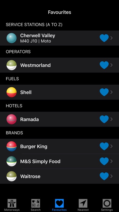 Motorway Services GB Screenshot