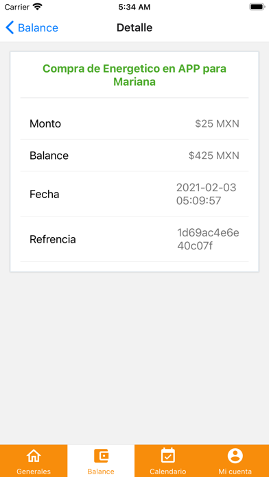 Nutrición Escolar Screenshot