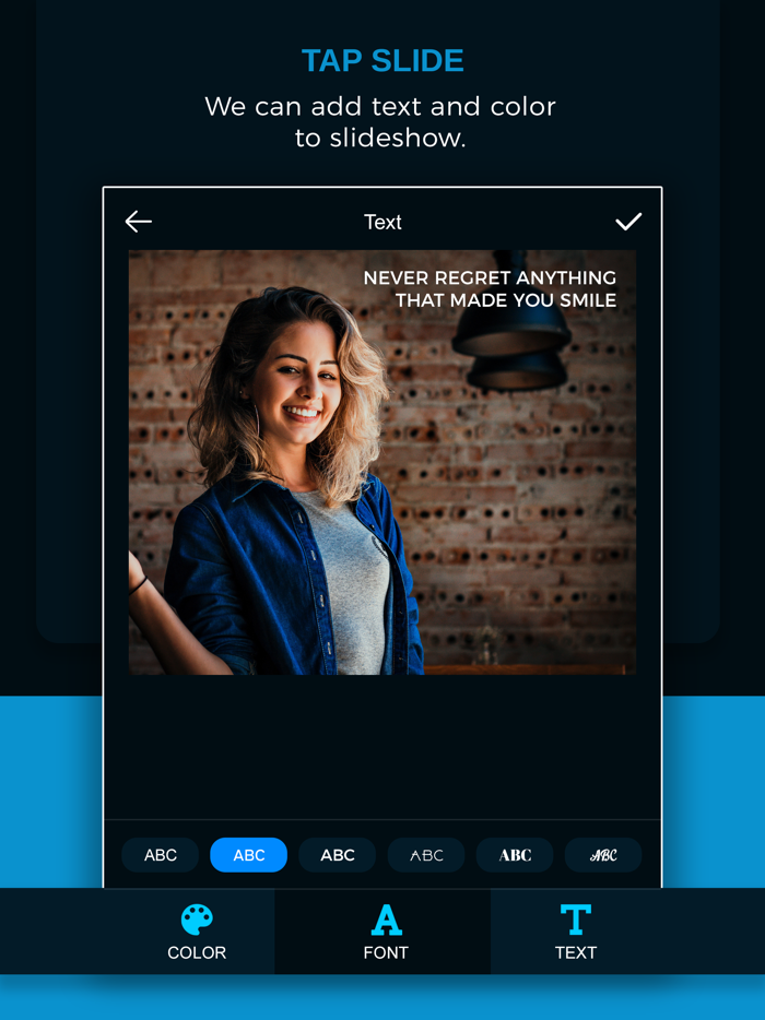 Tap to Slide Photo Video Maker
