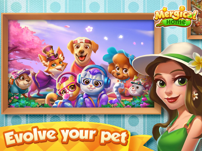 Mergical Home-Fun puzzle game