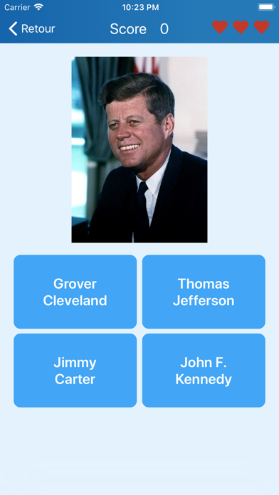 Screenshot #1 pour Présidents des USA - quiz