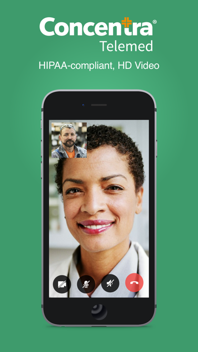 Concentra Telemedicine Screenshot