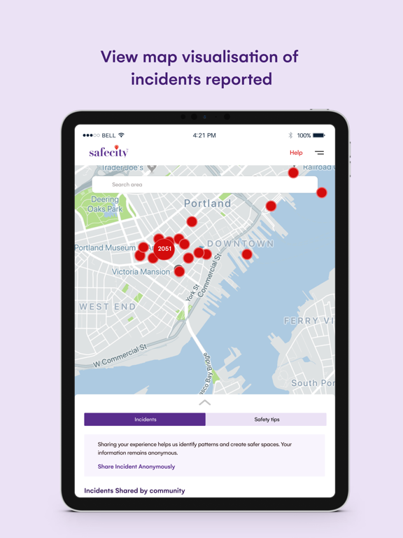 Screenshot #4 pour Safecity App