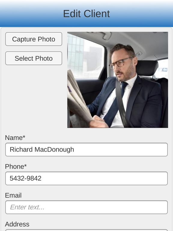 Taxi Scheduling Software Screenshots