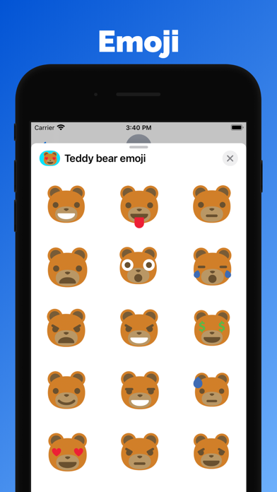 Screenshot #2 pour Autocollants ours en peluche