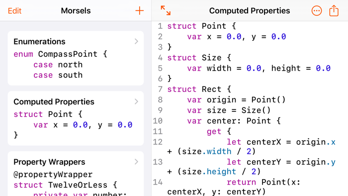 Morsels — Code Snippets