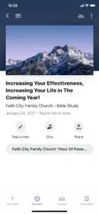 Faith City Family Church screenshot #3 for iPhone