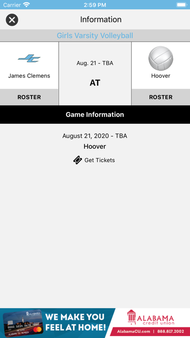 James Clemens Jets Athletics Screenshot