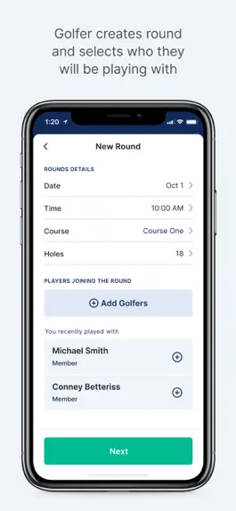 Game screenshot ClubUp - App for Golfers apk
