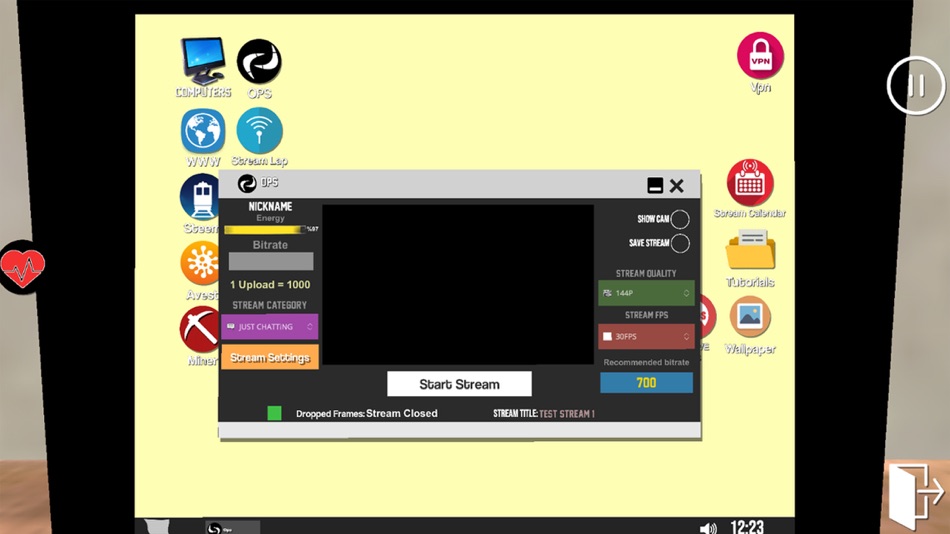 #2. Streamer Life Simulator (iOS) 由: CHEESECAKE DEV YAZILIM TEKNOLOJILERI TICARET ANONIM SIRKETI