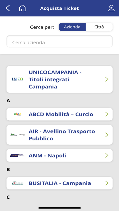 Screenshot #2 pour UNICO Campania app