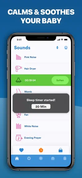 Game screenshot Hushr - White noise for babies mod apk